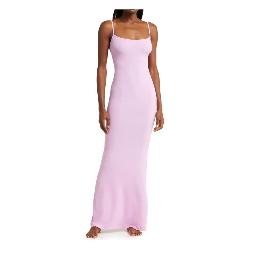 SKIMS Soft Lounge Long Slipdress Petal Size L - Picture 1 of 6